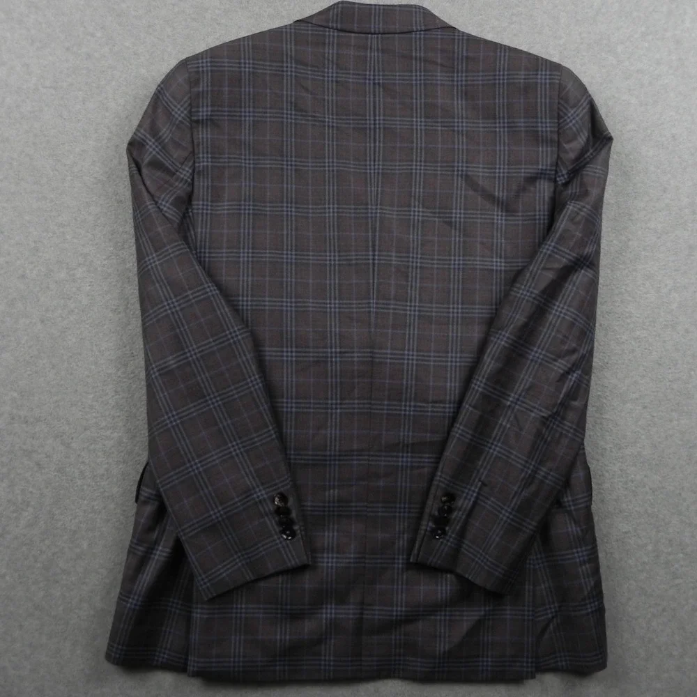 Ted Baker Blazer Mens 40R Endurance Wool 2-Button Suit Jacket Sport Coat Plaid